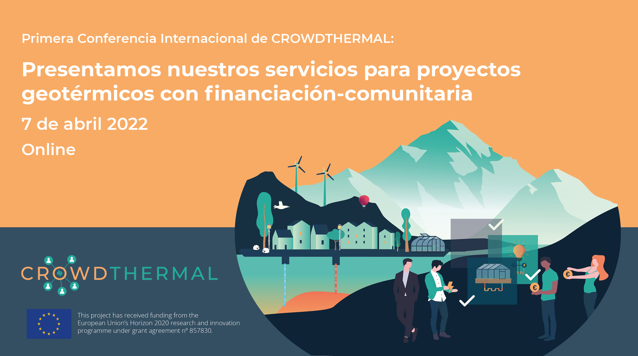 El proyecto europeo CROWDTHERMAL celebra su primera conferencia internacional y lanza la versión Beta de sus servicios que permiten al público europeo participar en el desarrollo de proyectos geotérmicos